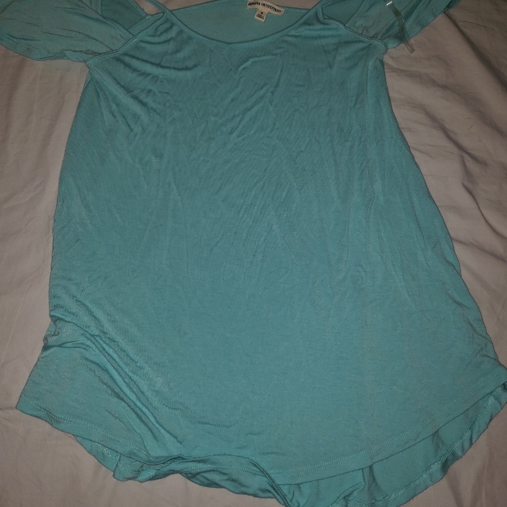Teal blouse